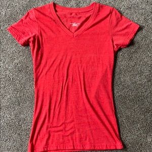 Cozy red vneck